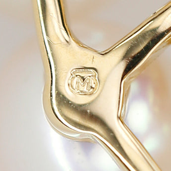 ミキモト アコヤ真珠 ネックレス K18イエローゴールド MIKIMOTO【中古】【901443】