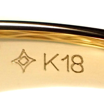 ジーエスティービー イエローダイヤモンド リング  ダイヤモンド K18イエローゴールド GSTV テーパーカット 変形カット ファンシーカット【中古】【901467】