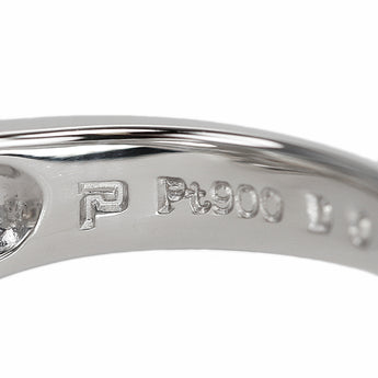 POLA Akoya pearl ring, diamond, Pt900 POLA [Used] [901477]