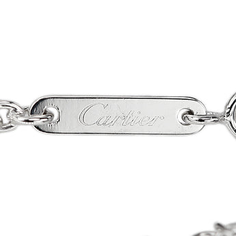 カルティエ Cハート ネックレス K18ホワイトゴールド CARTIER 地金のみ 石なし【中古】【901509】