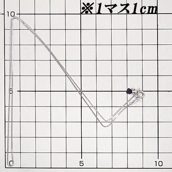 チェーンネックレス Pt850 ベネチアン 45.0cm 地金のみ 石なし【中古】【901551】