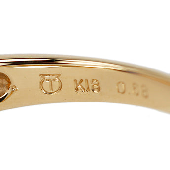 タサキ 田崎真珠 ブルーサファイア リング  ダイヤモンド K18イエローゴールド TASAKI【中古】【901556】