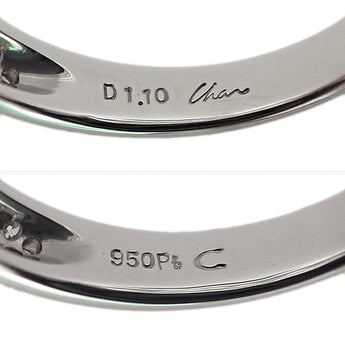 チャー CHAR ダイヤモンド リング  Pt950 パヴェ【中古】【901597】