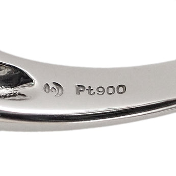 タサキ 田崎真珠 ピンクサファイア リング エメラルド ダイヤモンド Pt900 TASAKI ウェーブ【中古】【901601】