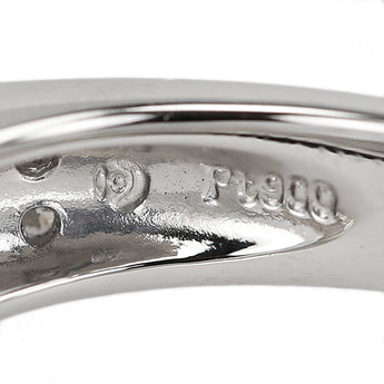 タサキ 田崎真珠 黒蝶真珠(南洋真珠) リング ダイヤモンド Pt900 TASAKI【中古】【901627】