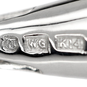 ミキモト 白蝶真珠(南洋真珠) ネックレス ダイヤモンド K14ホワイトゴールド MIKIMOTO【中古】【901642】