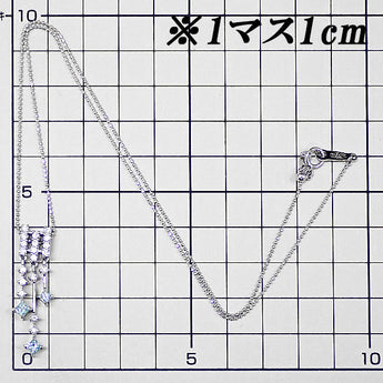 ダイヤモンド ネックレス  Pt900 Pt850 プリンセスカット 変形カット ファンシーカット【中古】【901643】