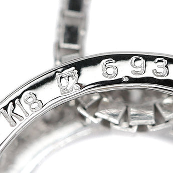 ファイアオパール ネックレス  ダイヤモンド K18ホワイトゴールド K18イエローゴールド【中古】【901644】