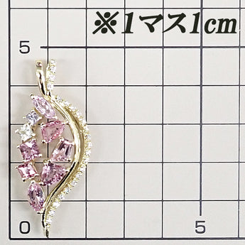 サファイア ペンダントトップ  ダイヤモンド K18イエローゴールド 透かし【中古】【901651】