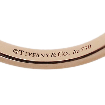 Tiffany Diamond Forever Ring in 18k Pink Gold. TIFFANY &amp; Co. Rose Gold Classic Wedding Band, 3-Piece, Thin. [Pre-owned] [Item Number 901669]