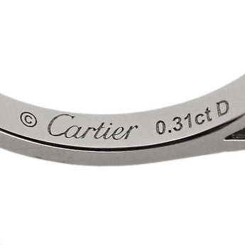 カルティエ ダイヤモンド ソリテール1895 リング  Pt950 CARTIER #48 鑑定書 グレード付き 一粒石 ソリティア 4本爪【中古】【901671】