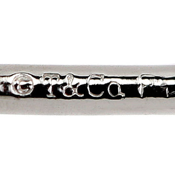 ティファニー ダイヤモンド ピアス Pt950 TIFFANY&Co. 一粒石 ソリティア 華奢【中古】【901682】