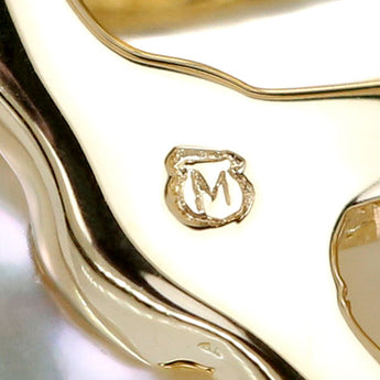 ミキモト アコヤ真珠 ブローチ ダイヤモンド K18イエローゴールド MIKIMOTO ペンダントトップ ２way リボン【中古】【901693】