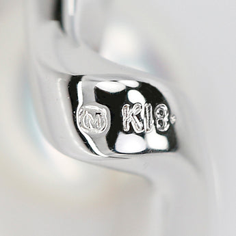 ミキモト アコヤ真珠 ペンダントトップ K18ホワイトゴールド MIKIMOTO ハート 一粒パール 透かし【中古】【901694】