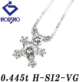 ダイヤモンド ネックレス  ダイヤモンド ダイヤモンド Pt900 Pt850 くま クマ ベア 動物 アニマル【中古】【901697】