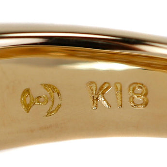 タサキ 田崎真珠 ダイヤモンド リング  K18イエローゴールド TASAKI ピンキーリング パヴェ【中古】【901710】