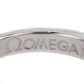 オメガ OMEGA ダイヤモンド リング K18ホワイトゴールド 一粒石【中古】【901714】