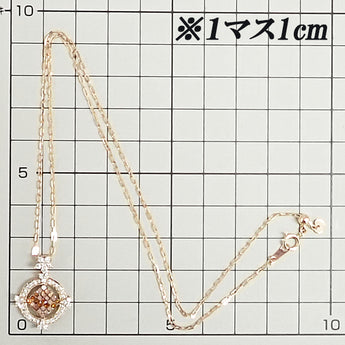 ダイヤモンド ネックレス  K18ピンクゴールド ミステリーセッティング プリンセスカット ファンシーカット 変形カット【中古】【901726】