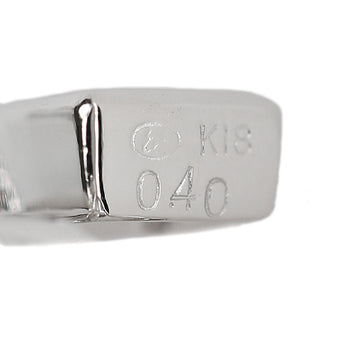 芝田悦美 ダイヤモンド ネックレス  シェル K18ホワイトゴールド 作家 デザイナー 四角 スクエア 透かし 揺れる【中古】【901733】