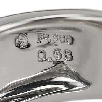 タサキ 田崎真珠 エメラルド リング  ダイヤモンド Pt900 TASAKI 幅広 太め【中古】【901756】