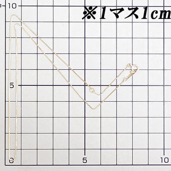 チェーンネックレス K18イエローゴールド ベネチアン 40.0cm 地金のみ 石なし【中古】【901771】