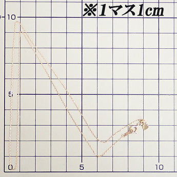 チェーンネックレス K18イエローゴールド 小豆 45.0cn 地金のみ 石なし【中古】【901773】