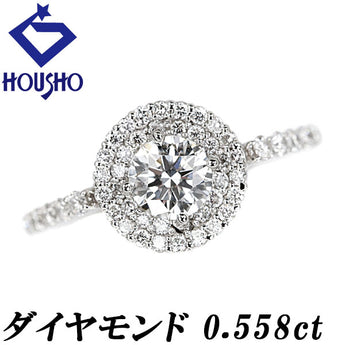 ダイヤモンド リング  ダイヤモンド Pt950 ラウンド サークル 丸 円【中古】【901798】
