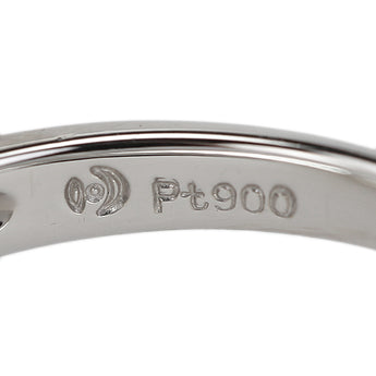 タサキ 田崎真珠 白蝶真珠(南洋真珠) リング ダイヤモンド Pt900 TASAKI 変形カット ファンシーカット ペアシェイプカット【中古】【901818】