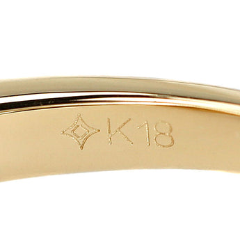 ジーエスティービー ブラウンダイヤモンド リング  K18イエローゴールド GSTV ラウンド サークル 丸 円【中古】【901847】