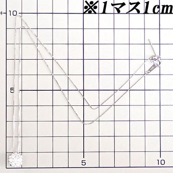 ダイヤモンド ネックレス  Pt950 パヴェ ラウンド サークル 円 丸【中古】【901863】