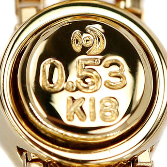 タサキ 田崎真珠 イエローダイヤモンド ネックレス  K18イエローゴールド TASAKI ループタイ トリロジー 3連【中古】【901864】