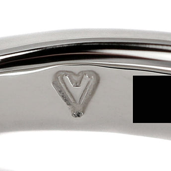 ベリテ ダイヤモンド リング  Pt900 VERITE V字 変形カット ファンシーカット ハートカット【中古】【901870】