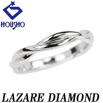 ラザール ダイヤモンド スイート アイヴィ リング Pt950 LAZARE  ツイスト 地金のみ 石なし【中古】【901874】