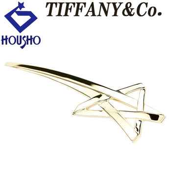 ティファニー シューティングスター ブローチ K18イエローゴールド TIFFANY&Co. パロマ・ピカソ 星 地金のみ 石なし【中古】【901890】