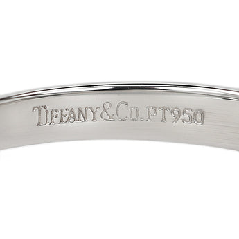 ティファニー ダイヤモンド ソリティア リング  Pt950 TIFFANY&Co. 鑑定書 グレード付き 一粒石 6本爪【中古】【901900】