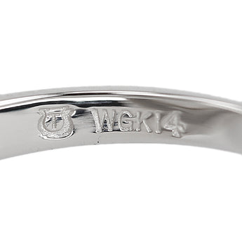 タサキ 田崎真珠 マベパール リング K14ホワイトゴールド TASAKI【中古】【901906】