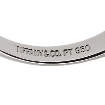 ティファニー ダイヤモンド ソリティア リング  Pt950 TIFFANY&Co. グレード付き 鑑定書 一粒石 6本爪【中古】【901909】