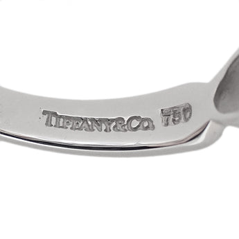 ティファニー ダイヤモンド ダブルラビングハート リング K18ホワイトゴールド TIFFANY&Co. パロマ・ピカソ ツイスト【中古】【901914】