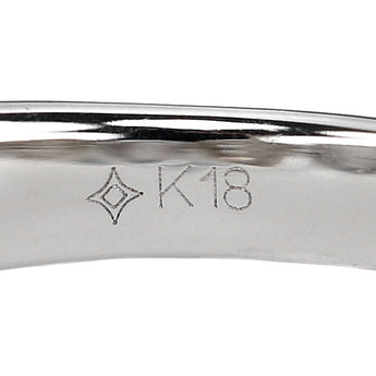 ジーエスティービー ダイヤモンド リング  K18イエローゴールド K18ホワイトゴールド GSTV パヴェ【中古】【901920】