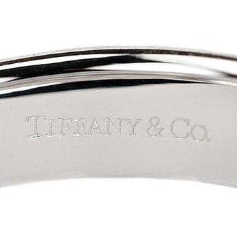 ティファニー ダイヤモンド ストリーメリカ リング K18ホワイトゴールド TIFFANY&Co. 梨地 マット ツヤ消し メンズ ユニセックス【中古】【901962】