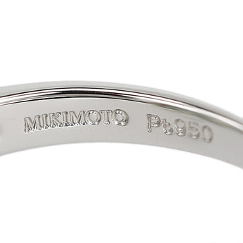 ミキモト トルコ石 リング ダイヤモンド Pt950 MIKIMOTO ターコイズ【中古】【901976】