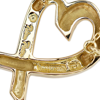 Tiffany &amp; Co. Loving Heart Necklace in 18k Yellow Gold, Paloma Picasso, Metal Only, No Stones [Pre-owned] [Product Number: 901979]