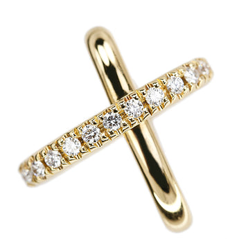 ミキモト ダイヤモンド ペンダントトップ  K18イエローゴールド MIKIMOTO 2点セット クロス【中古】【902002】