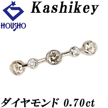カシケイ ダイヤモンド ファイブリングス リング  K18ブラウンゴールド Kashikey ステーション ドット【中古】【902043】