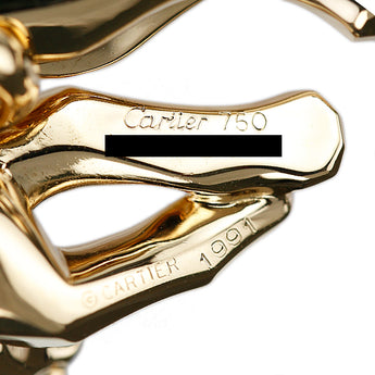 カルティエ パンテール ペンダントトップ K18イエローゴールド CARTIER パンサー 豹 動物 アニマル メンズ ユニセックス 地金のみ 石なし【中古】【902071】