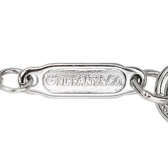 ティファニー ダイヤモンド エンチャントスクロール ネックレス Pt950 TIFFANY&Co.【中古】【902079】