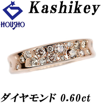 カシケイ ブラウンダイヤモンド メランジェ リング  K18ピンクゴールド Kashikey【中古】【902092】