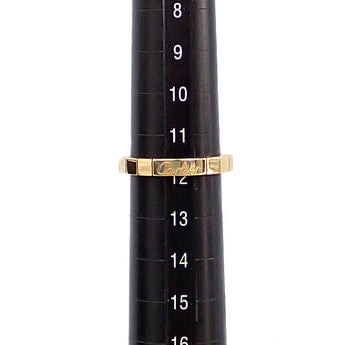 カルティエ ラニエール リング K18イエローゴールド CARTIER #52 地金のみ 石なし ロゴ【中古】【902093】