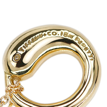 ティファニー エターナルサークル ネックレス K18イエローゴールド TIFFANY&Co. エルサ・ペレッティ ラウンド 円 丸 透かし 地金のみ 石なし【中古】【902101】