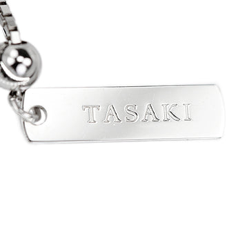 タサキ 田崎真珠 アコヤ真珠 ネックレス K18ホワイトゴールド TASAKI ステーション ロング【中古】【902106】